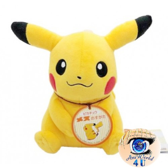 Officiële Pokemon knuffel female Pikachu +/- 19cm san-ei